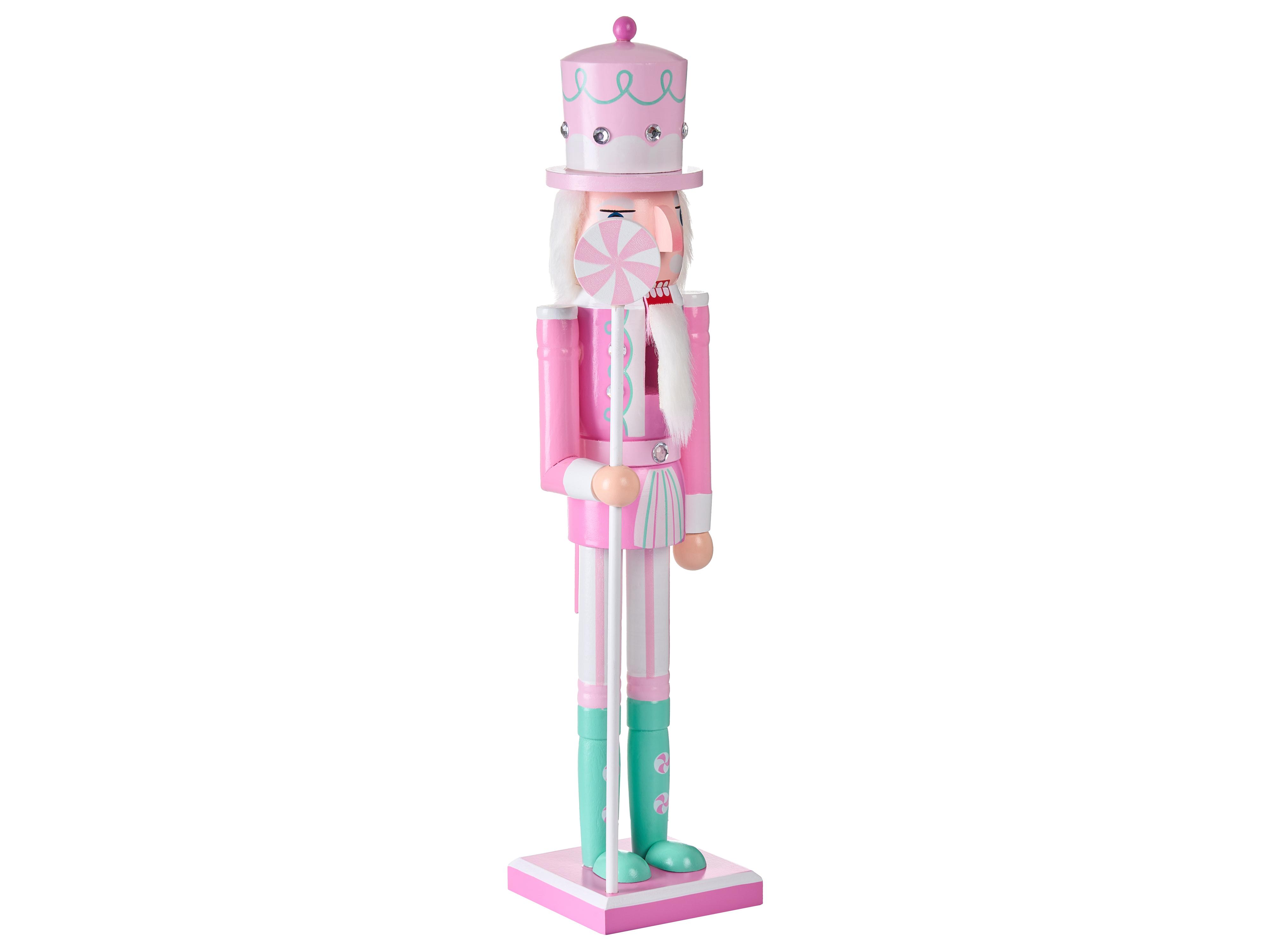 Figuur DALALVEN Notenkraker 50 cm Roze