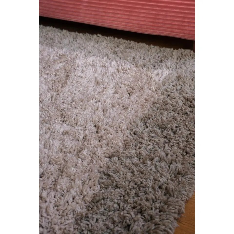 Interieur05 hoogpolig vloerkleed polyester Pilo groen/beige - 340 x 240 cm