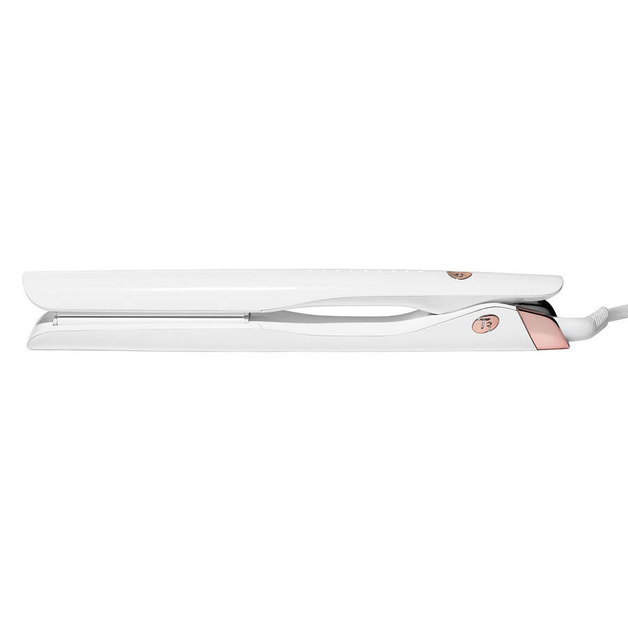 T3 Lucea 25mm Professional Straightening & Styling Flat Iron White & Rose Gold