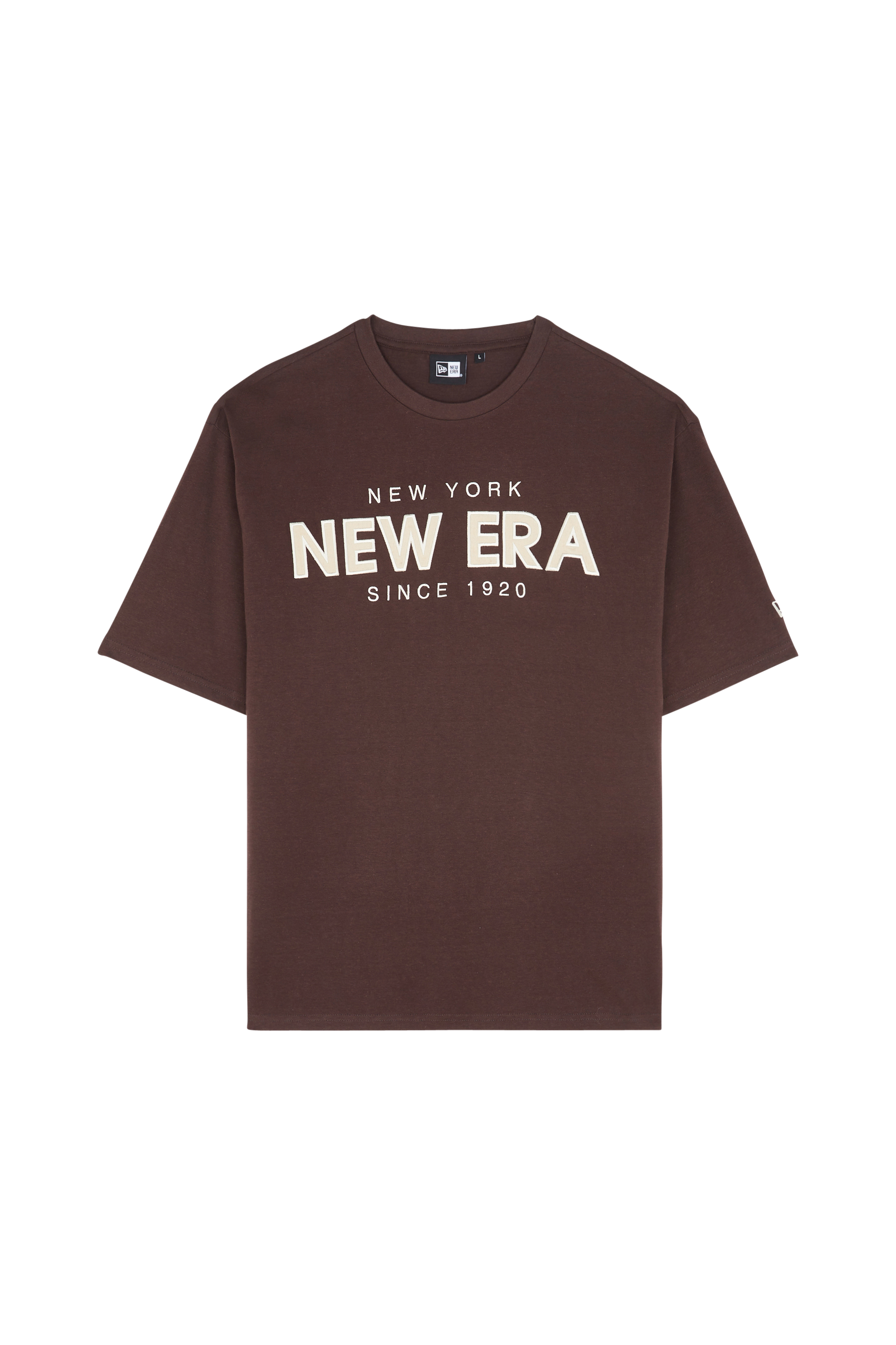 NEW ERA T-shirt  NE WORDMARK OS T Marron