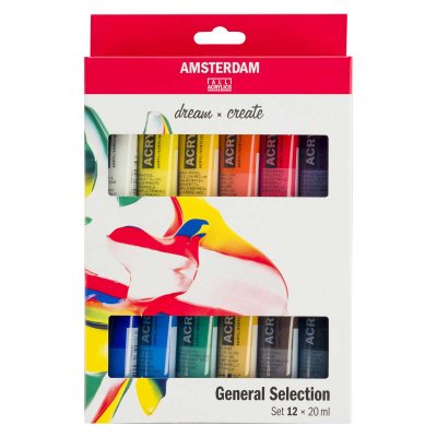 Amsterdam Acrylic Paint Set : 12x20ml