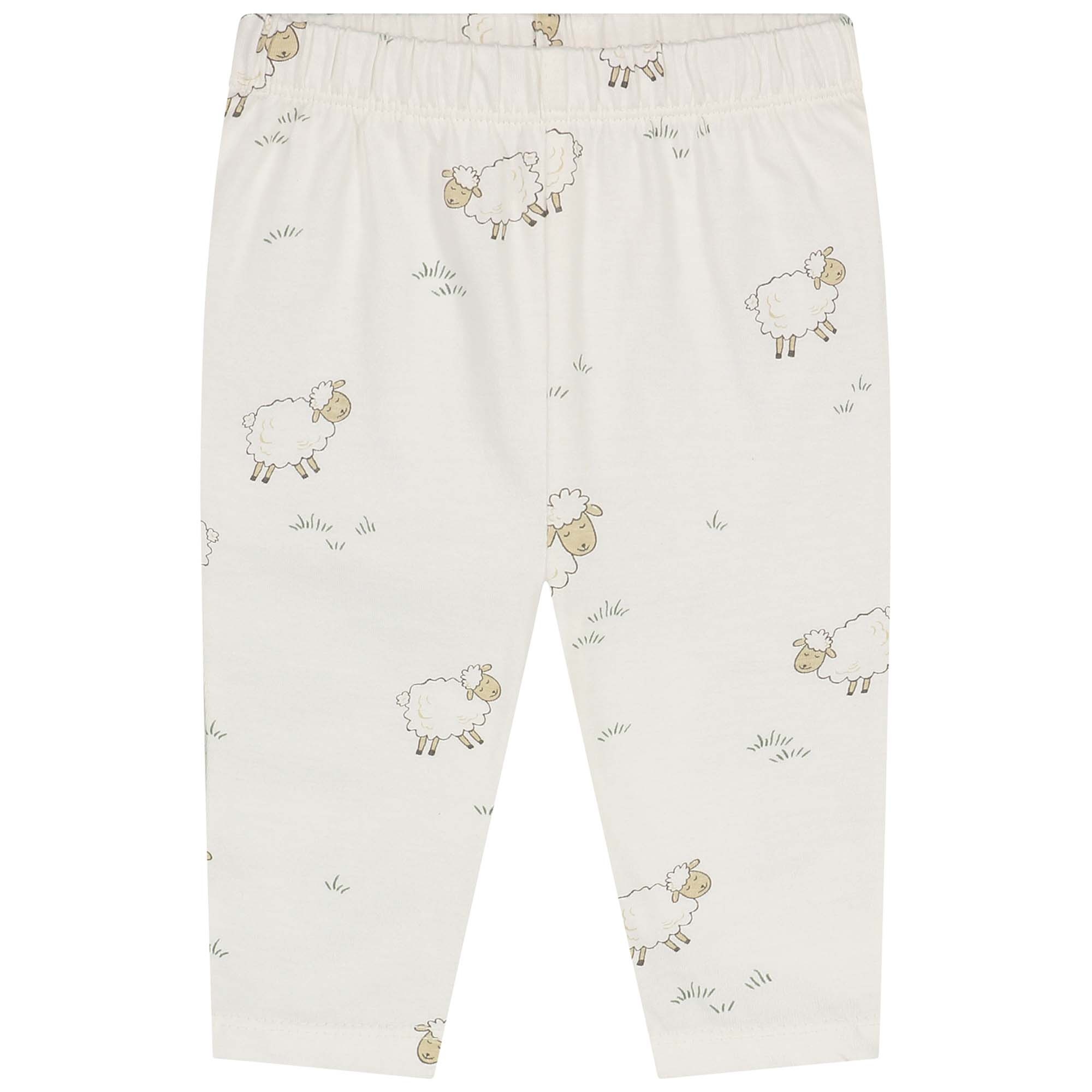 Prénatal baby pyjama Schapen wit
