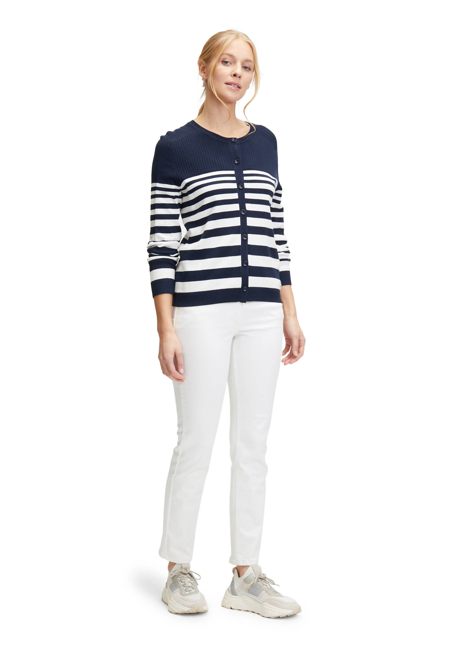 Betty Barclay| Damen Feinstrickjacke mit Ringel