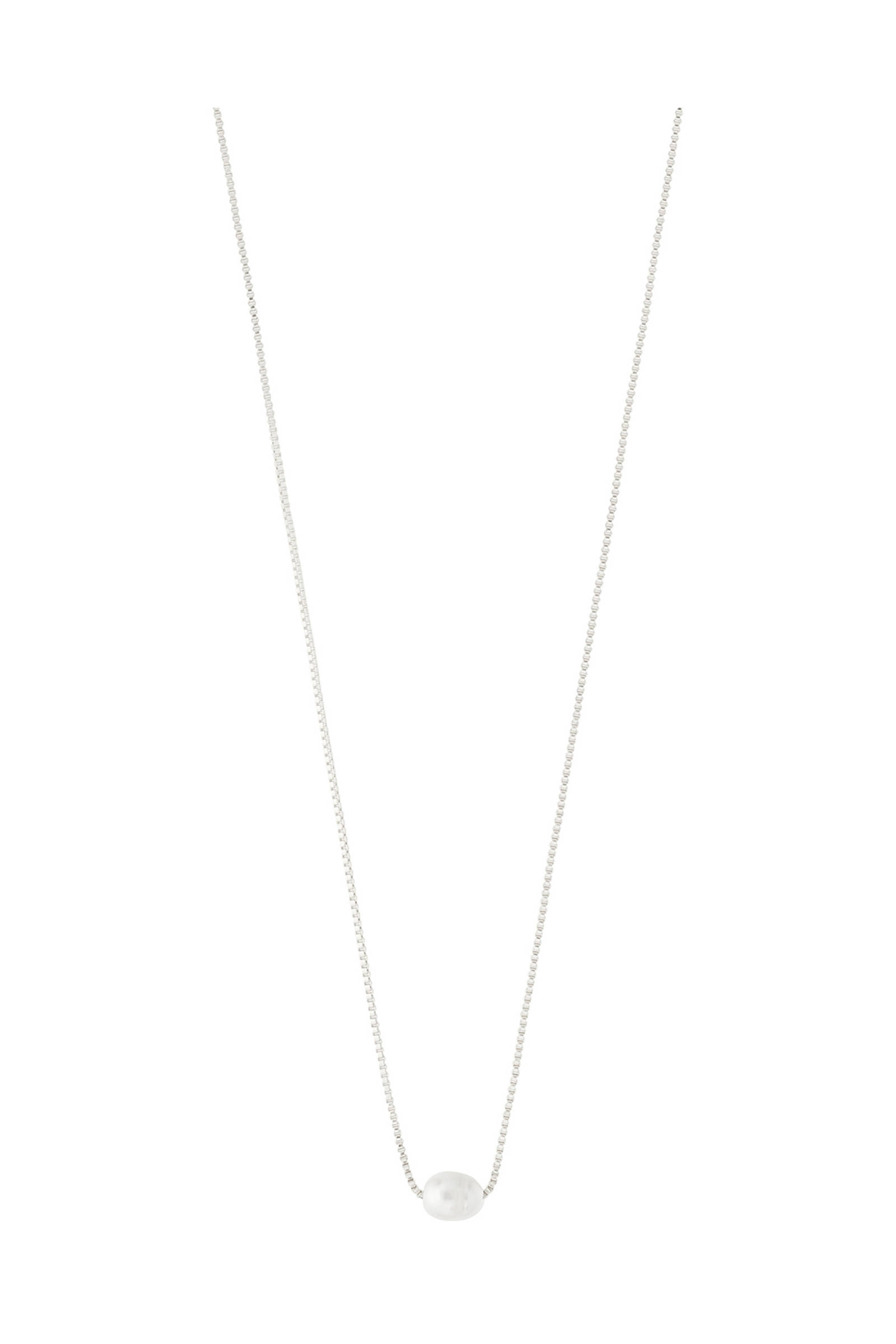 PILGRIM silver plated sieradenset Alayah - oorbellen + ketting giftbox