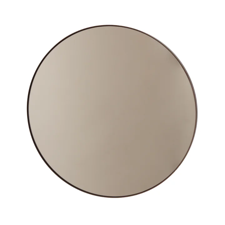 AYTM - Circum Wandspiegel medium, Ø 90 cm, braun