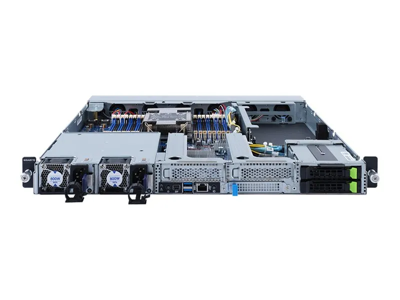Gigabyte E162-220 (rev. 100) - Server - rack-monterbar - 1U - envejs - uden CPU op til - RAM 0 GB - SATA - hot-swap 2.5