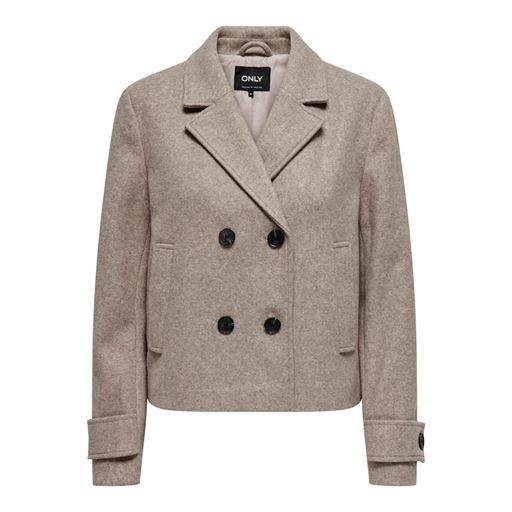 ONLY Freja Life Kort Jakke, Mocha Meringue Melange, XS