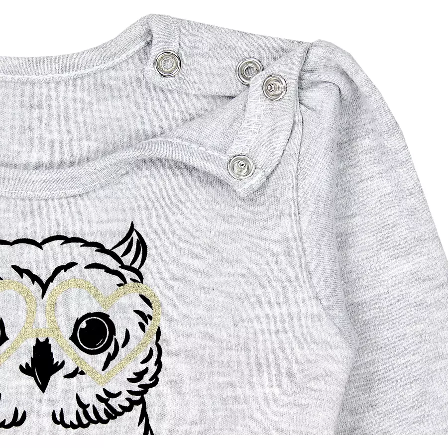 TupTam Baby Mädchen Langarmshirt 5er Set graurosa