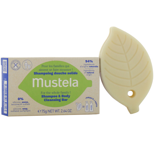 Mustela shampoing douche solide - Corps et cheveux