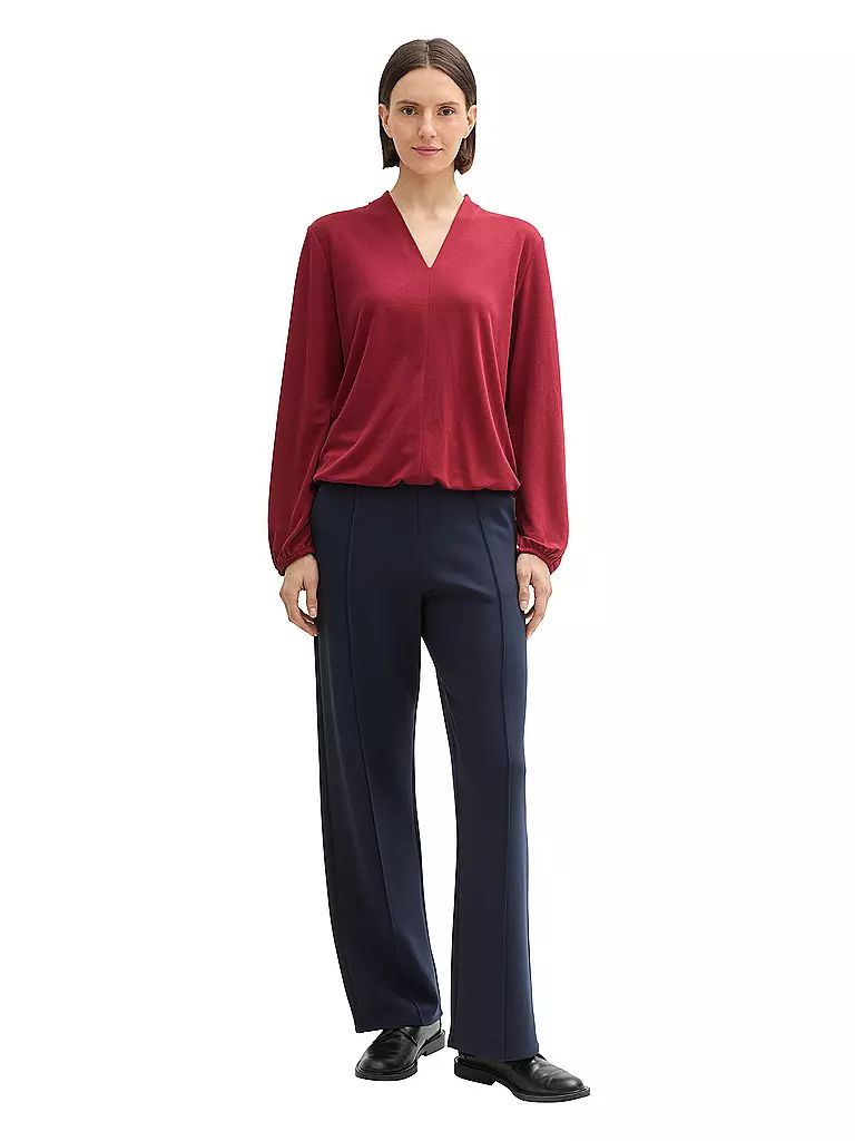 TOM TAILOR Langarmshirt rot