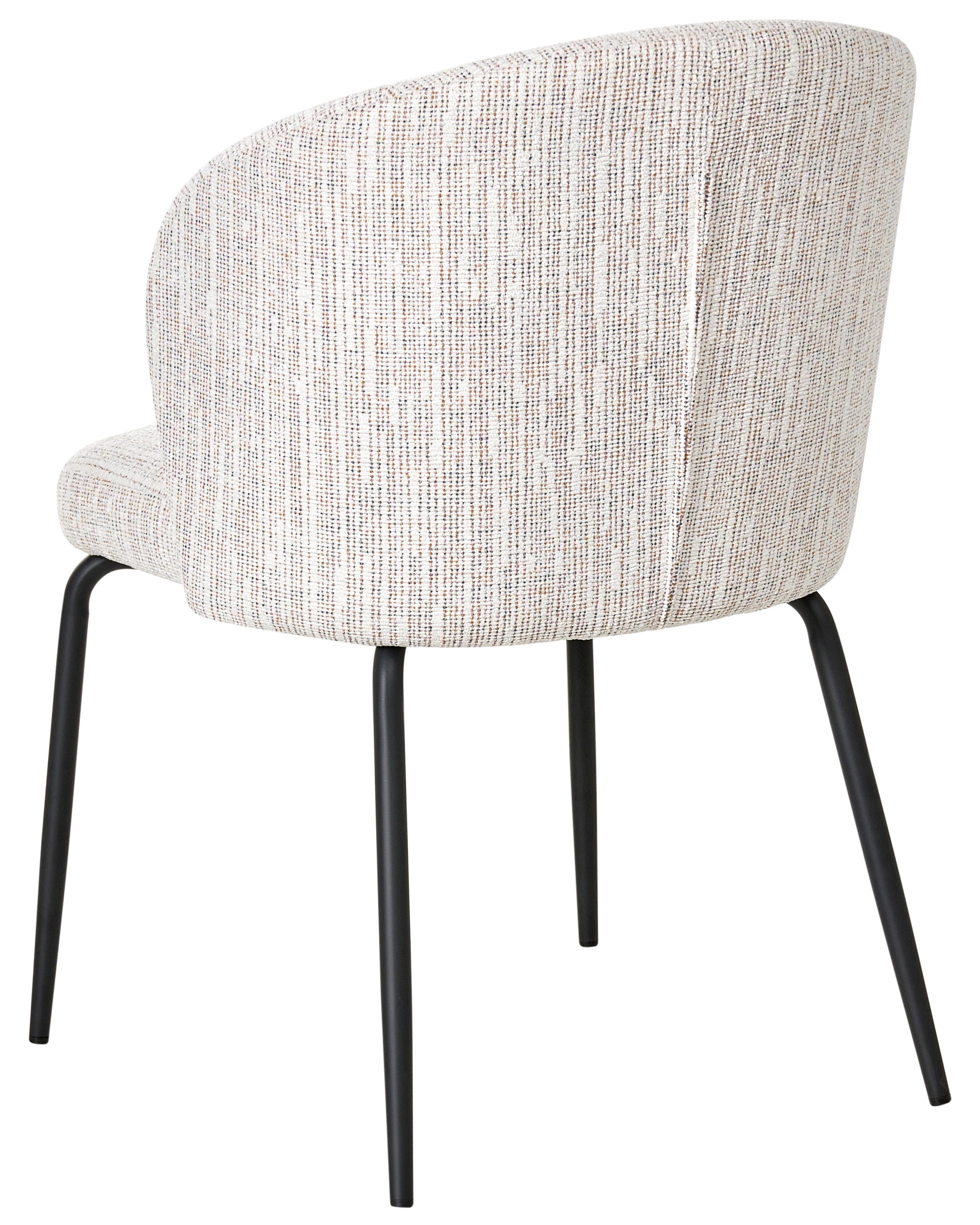 Set van 2 eetkamerstoelen ZANA Stof Meerkleurig