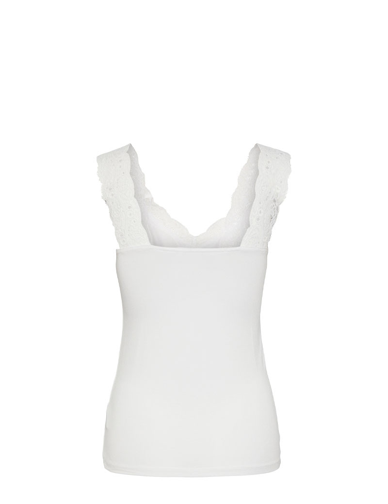 PIECES TOP SANS MANCHES BARBERA BLANC