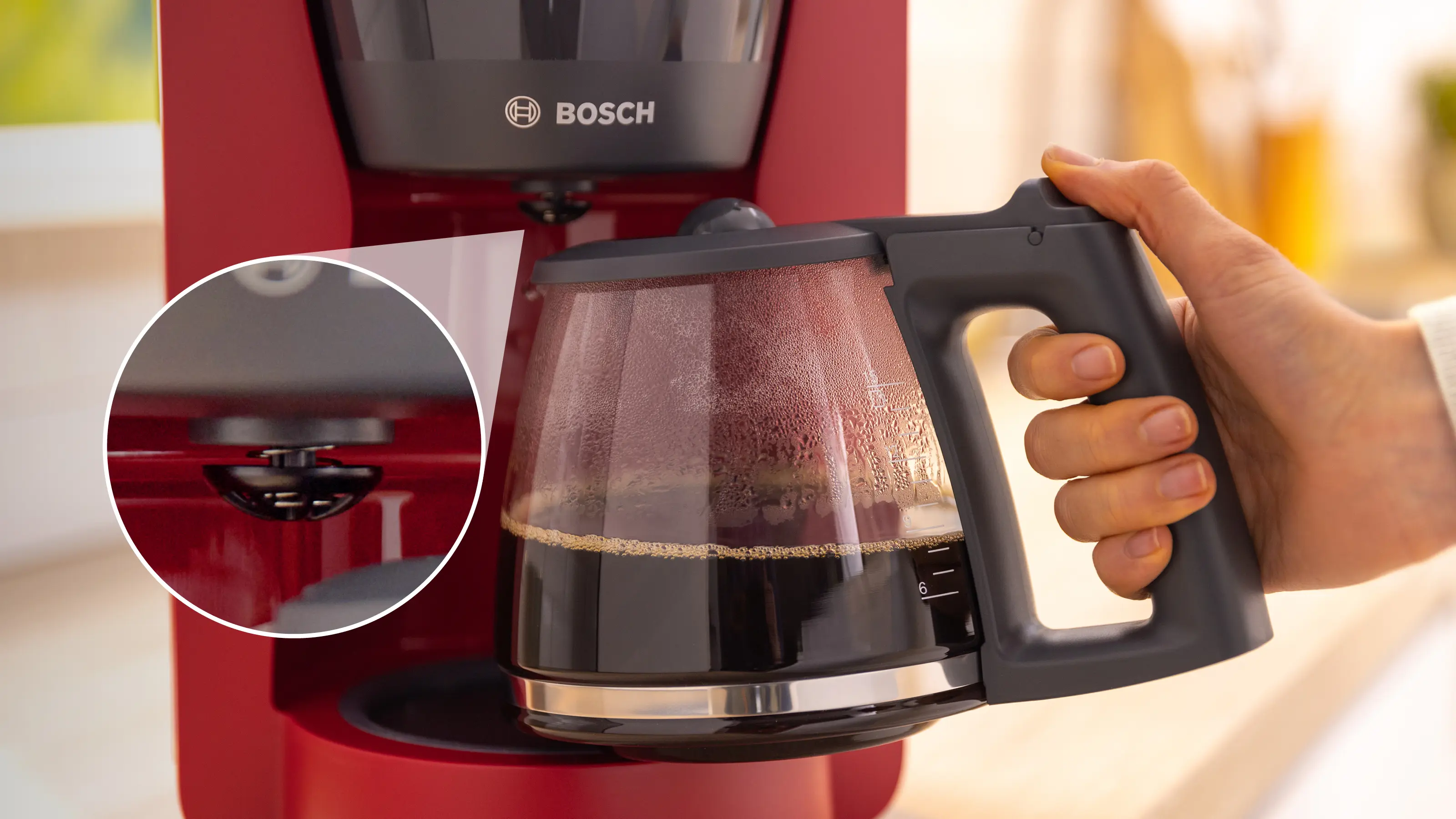 Koffiezetter MyMoment Rood TKA2M114