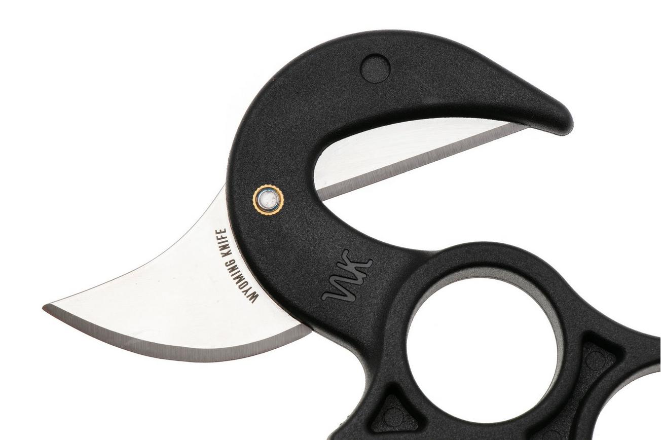 Wyoming Knife WY1 The Original Field Dressing Knife, Black Polymer, ontweidingsmes, nylon schede
