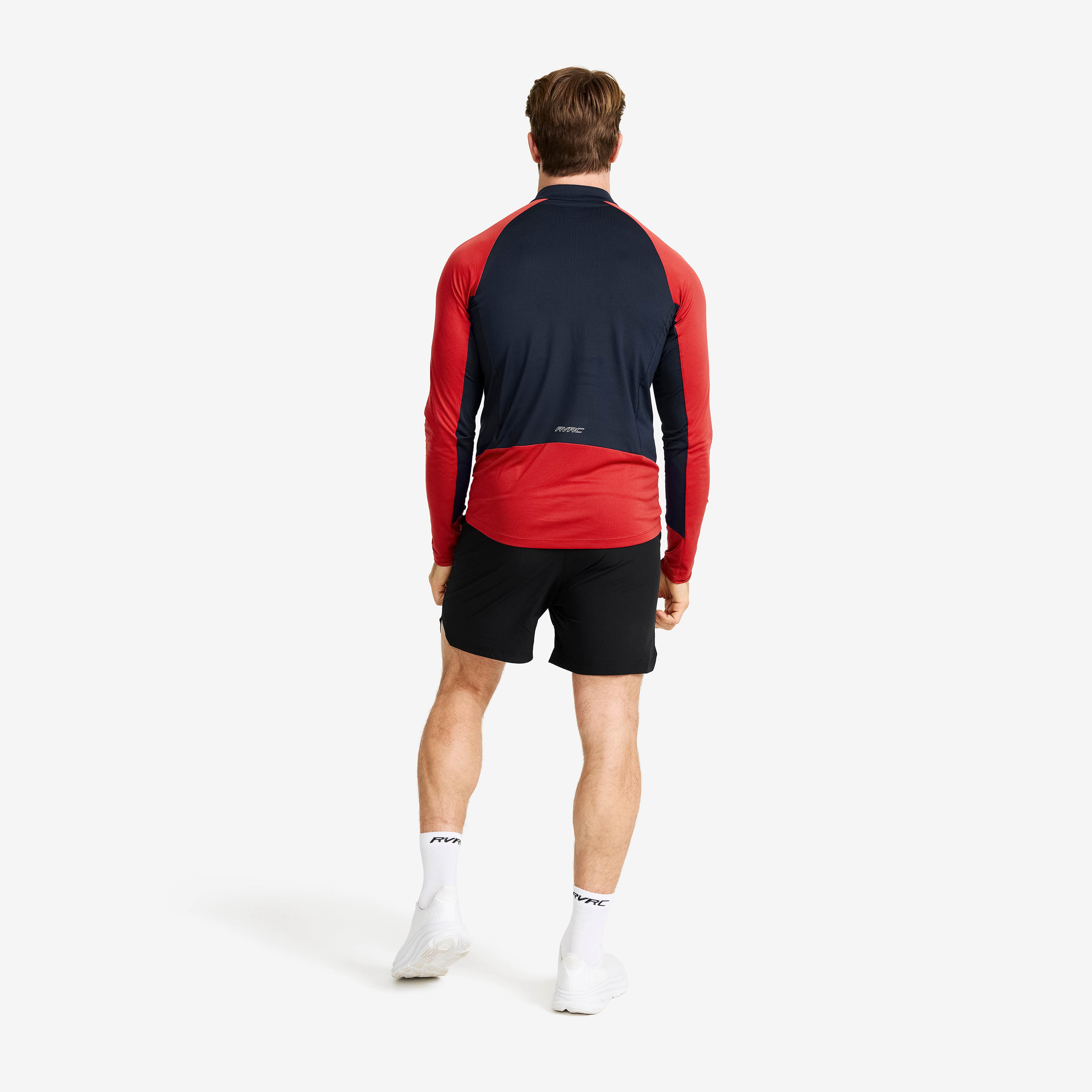 Force Light Half-zip Top Herre Lava Falls/Navy