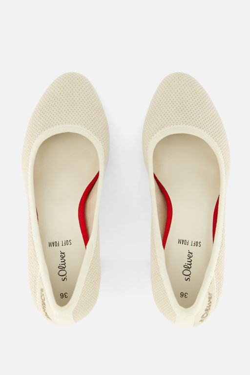 S.Oliver Pumps beige Synthetisch