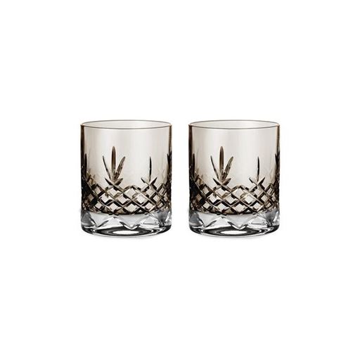 Frederik Bagger Lowball Crispy 2-pak Glas, Grå, 38 cl