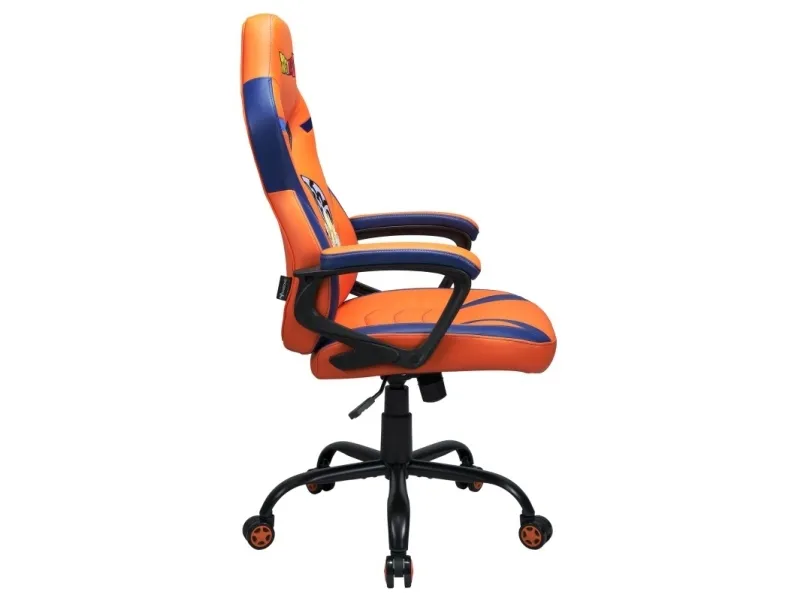 Subsonic SA5573-D6, Polstret sæde, Polstret ryglæn, Orange, Orange, Imiteret læder, Imiteret læder