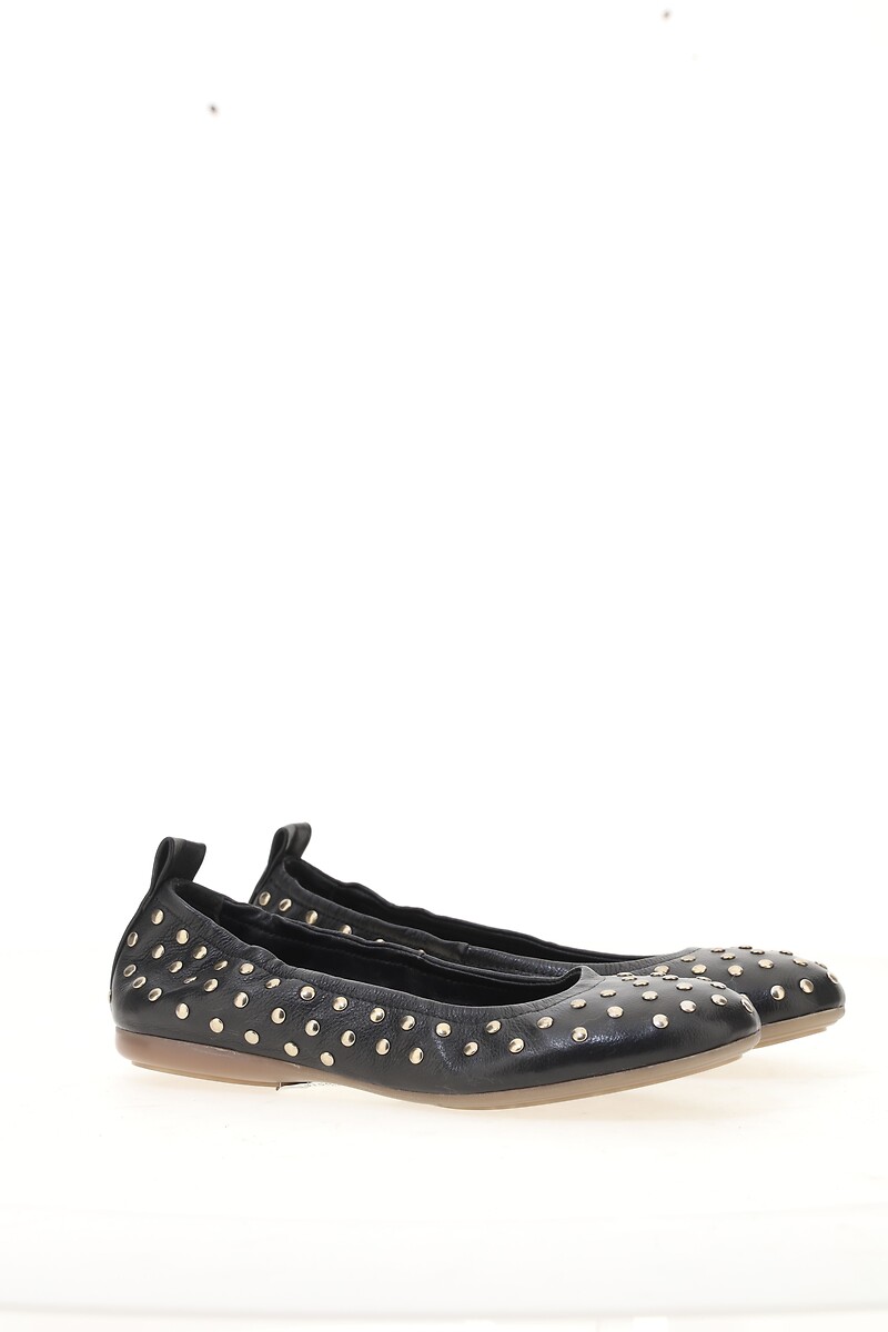 Sapatilhas de ballet MJUS em couro com tachas