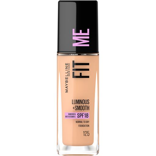 Maybelline Fit Me Luminous Smooth Foundation, 125 Nude Beige