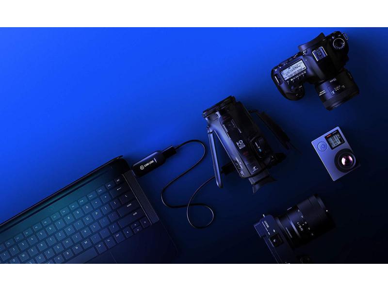 Elgato Videospiel-Rekorder Cam Link 4K Live-Streamen und Aufnehmen mit DSLR, Action Cam oder Camcorder