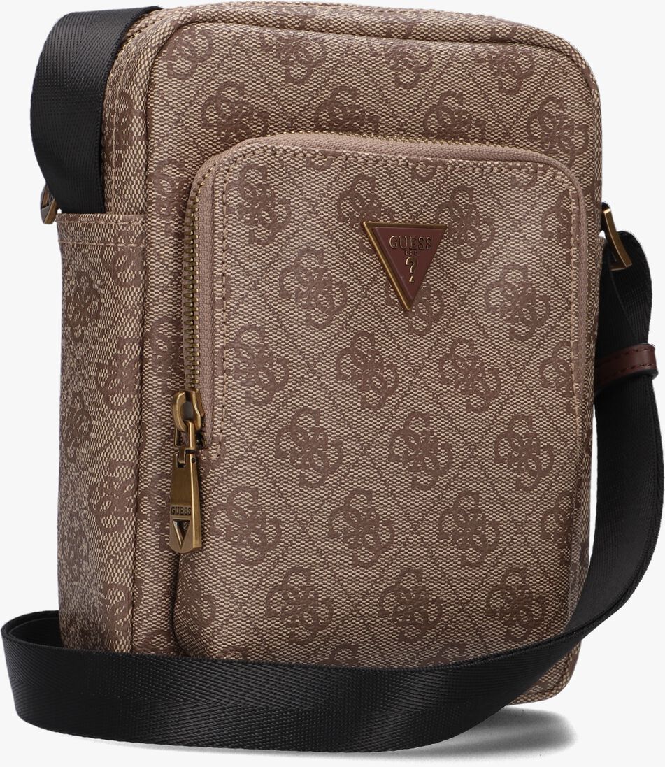 GUESS beige guess schoudertas vezzola smart xbody double pckt