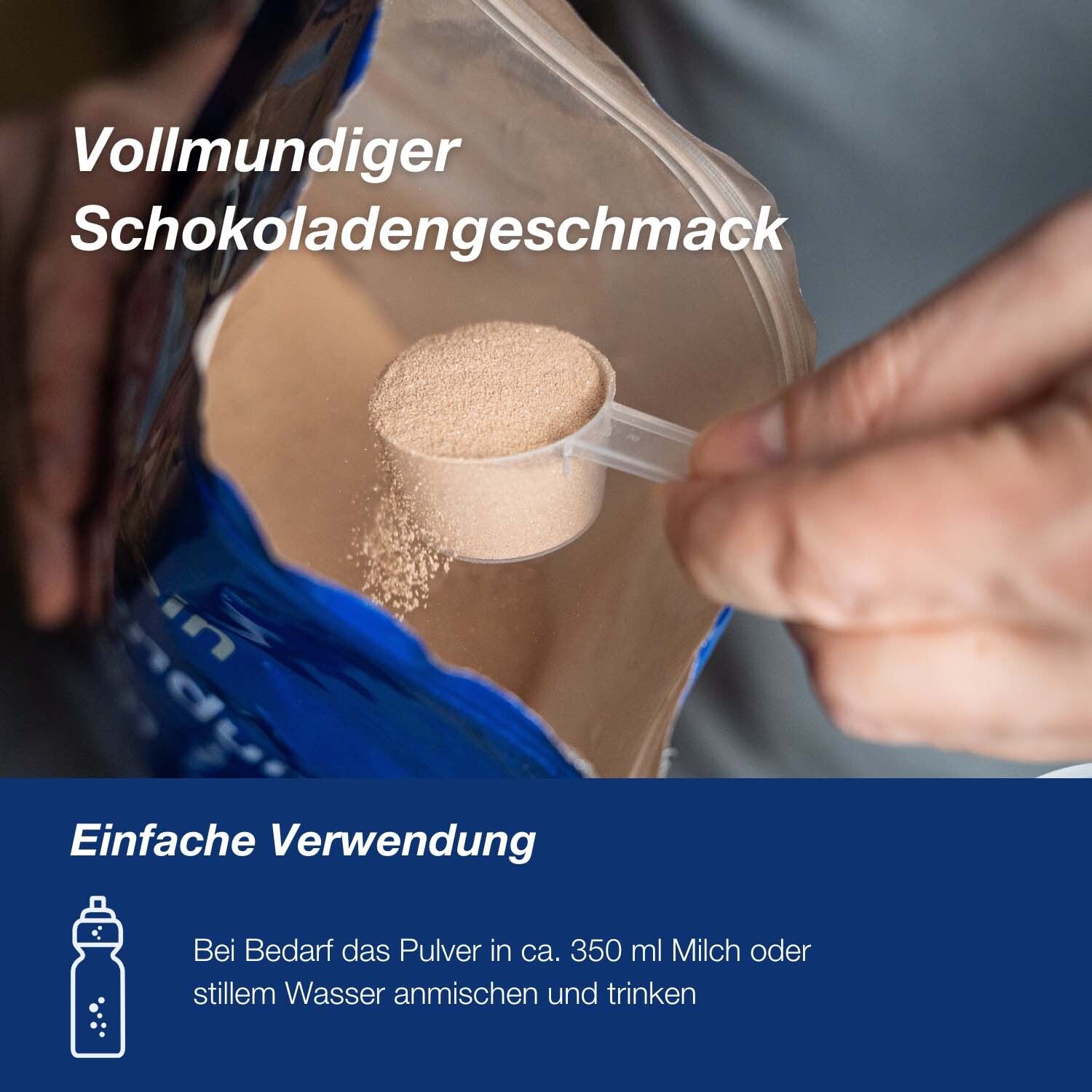Orthomol Sport protein - Regeneration nach dem Kraftsport - Eiweißpulver mit Kreatin und BCAA - Schokoladen-Geschmack - Pulver