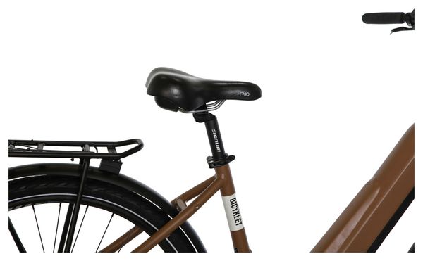 Vélo de Ville Électrique Bicyklet Victoire Shimano Alivio 9V 400 Wh 700 mm Marron - Produit Reconditionné