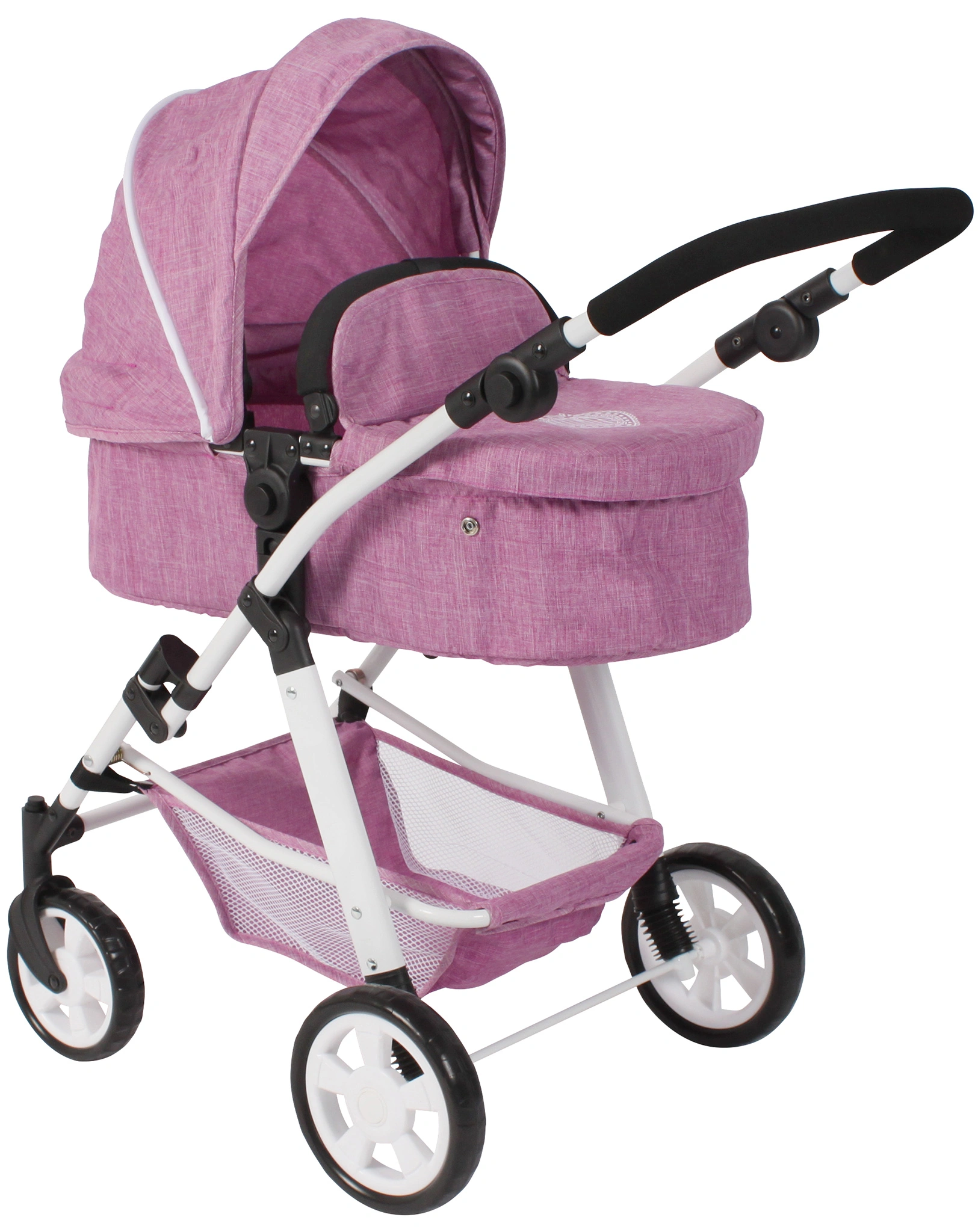Kombi-Puppenwagen NELE in pink melange