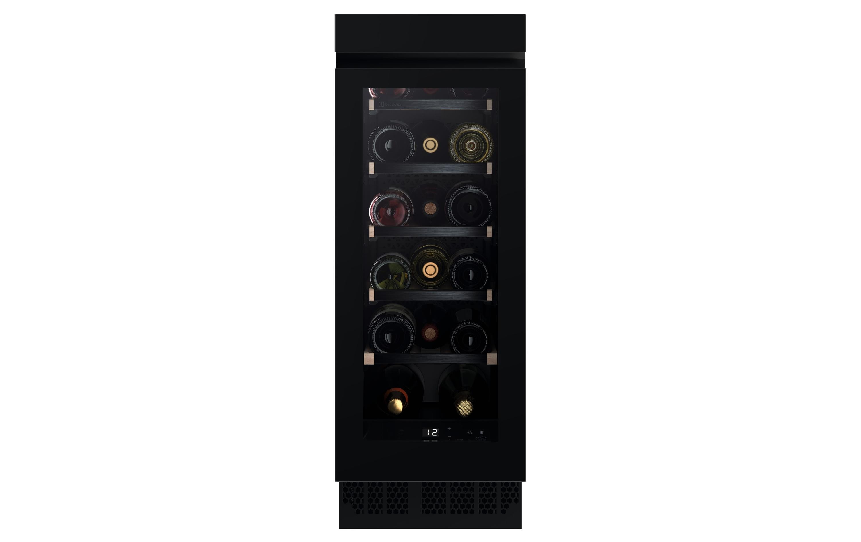 Weinkühlschrank WKU30SSP Rechts/Wechselbar<br>Kompakter Weinkühlschrank mit 18 Flaschen Kapazität und präziser Temperaturkontrolle