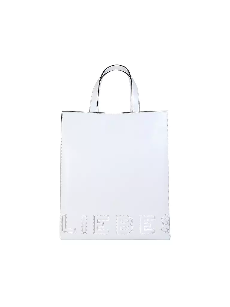 LIEBESKIND BERLIN Ledertasche - Tote Bag PAPER BAG Medium weiss
