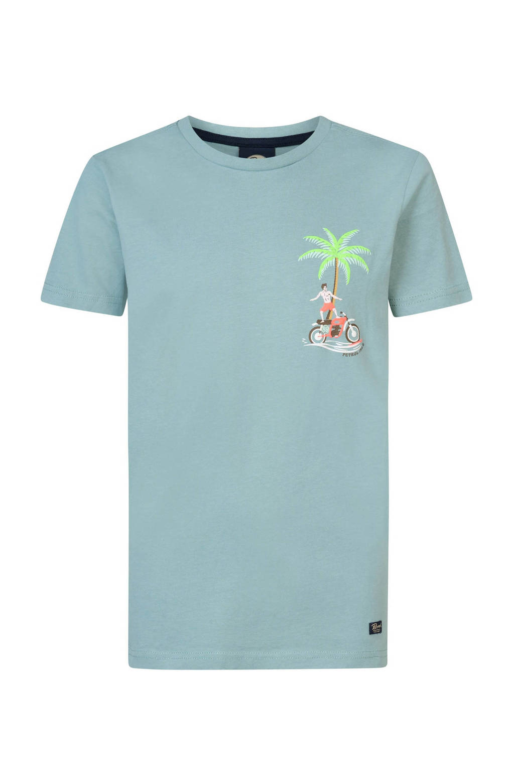 Petrol Industries T-shirt grijsblauw