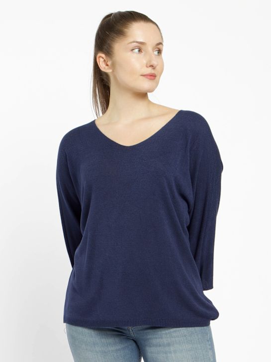 Black Box Strickpullover Blau