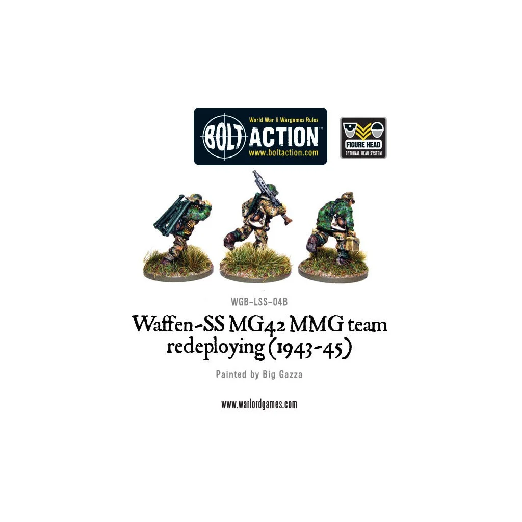 Bolt Action - Waffen-SS MG42 MMG team (1943-45)
