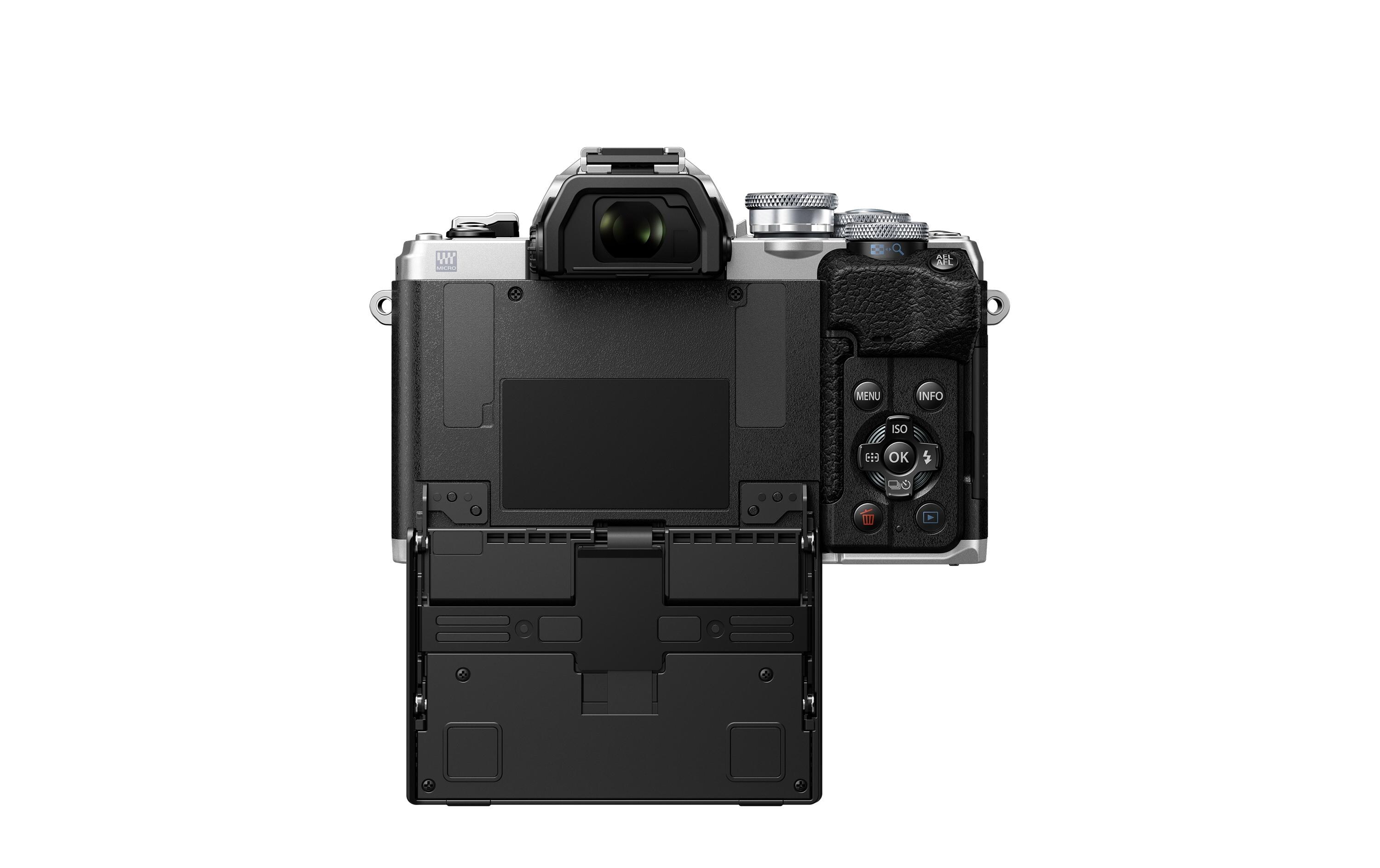 Fotokamera E-M10 Mark IV Body Silber<br>Kompakte Fotokamera mit Bildstabilisator und Sucher