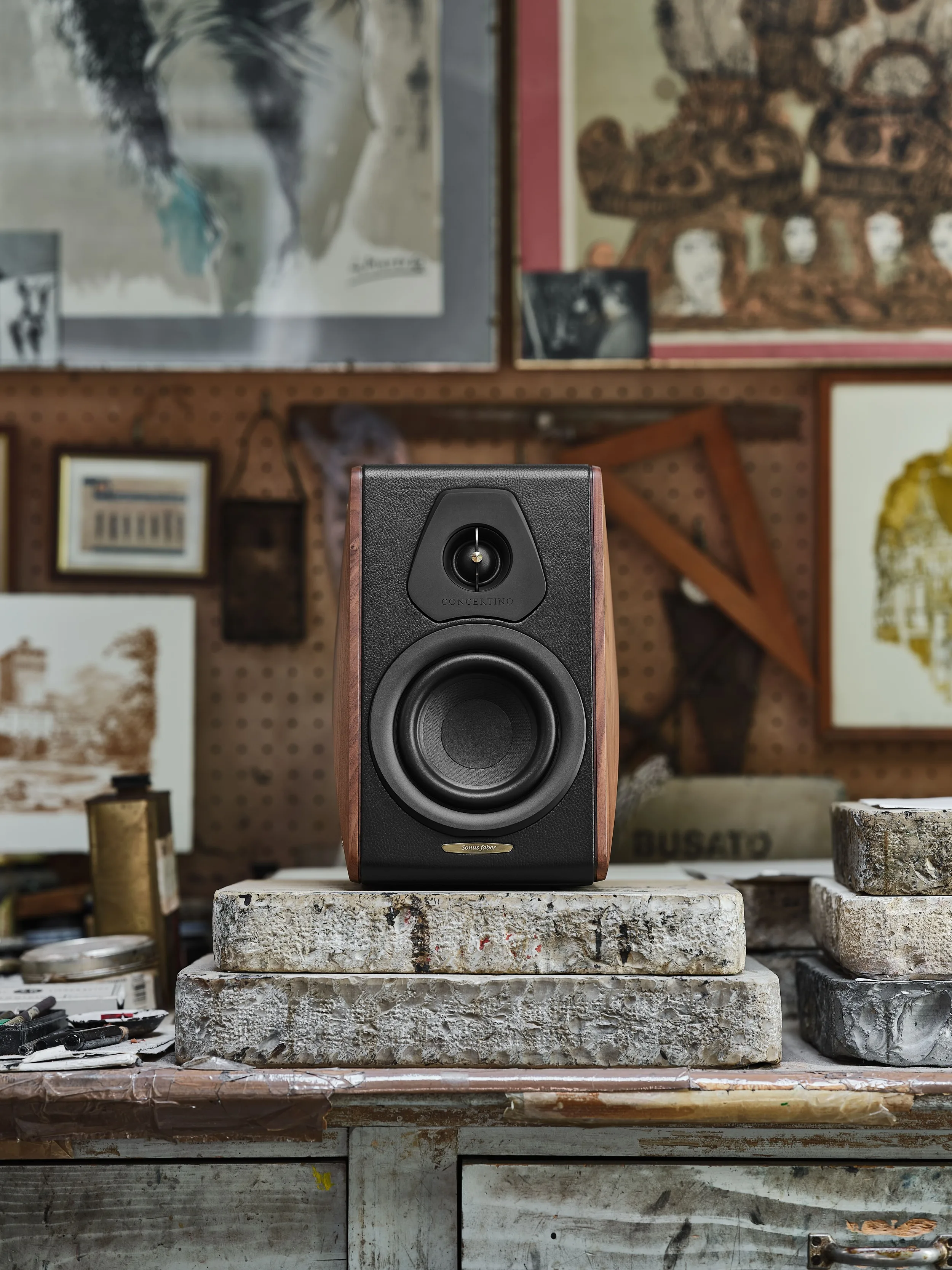 Sonus Faber Concertino G4 Noyer (la paire) Enceintes bibliothèque
