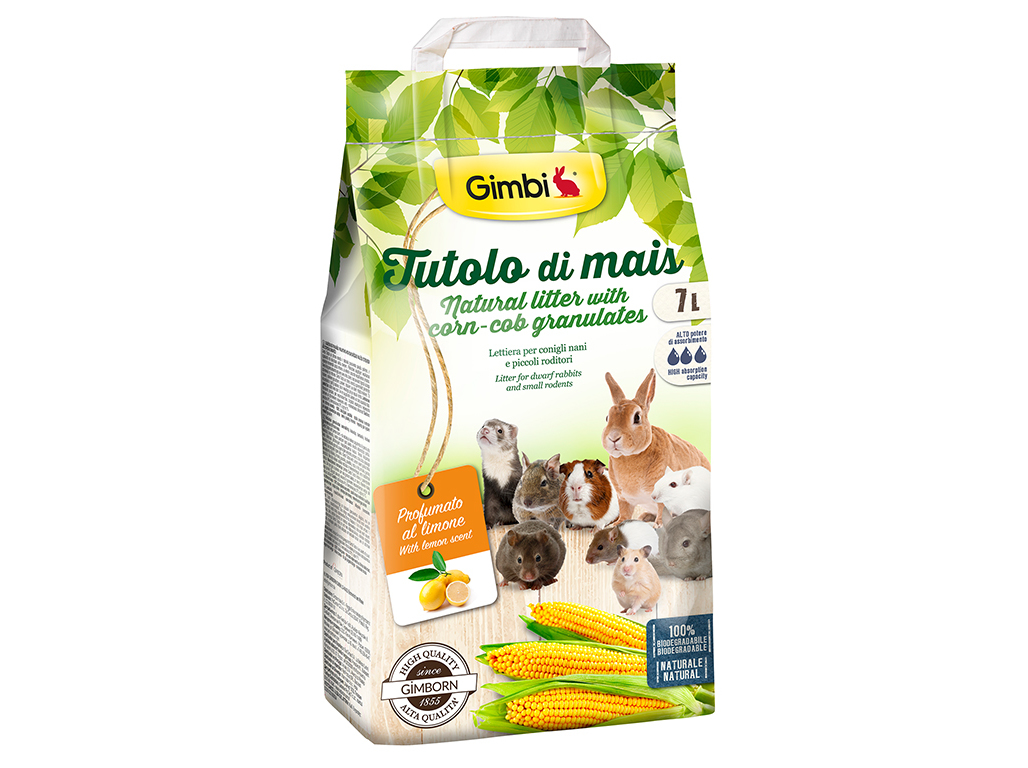 ABSORVENTE NATURAL GIMBORN CAROLO DE MILHO 7L