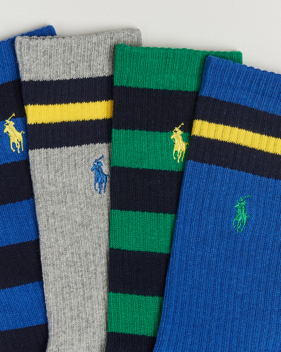 Polo Ralph Lauren 6-Pack Mix Crew Sock Navy/Blue/White/Grey/Green