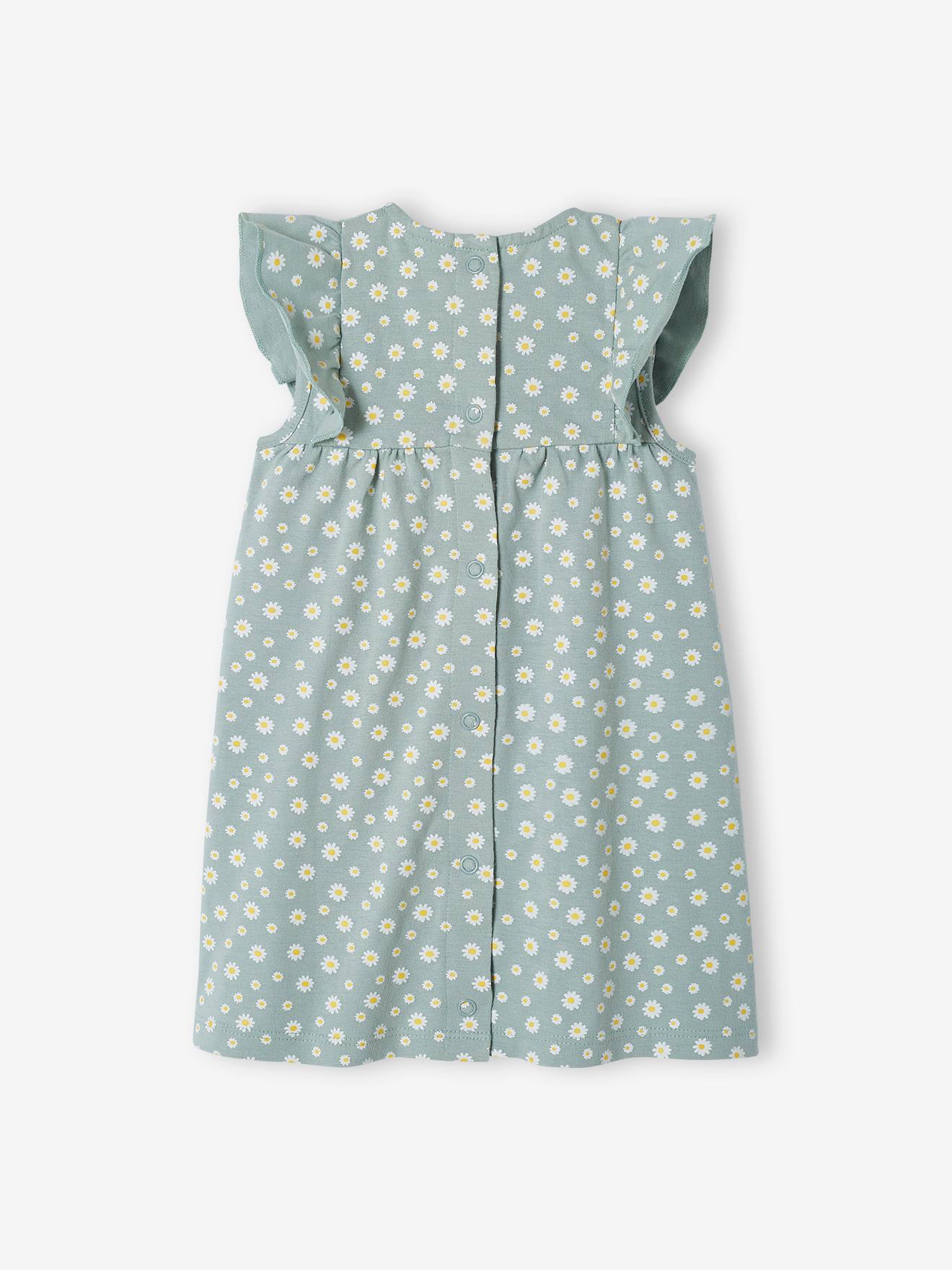 Vestido infantil DS Minnie® na cor verde água