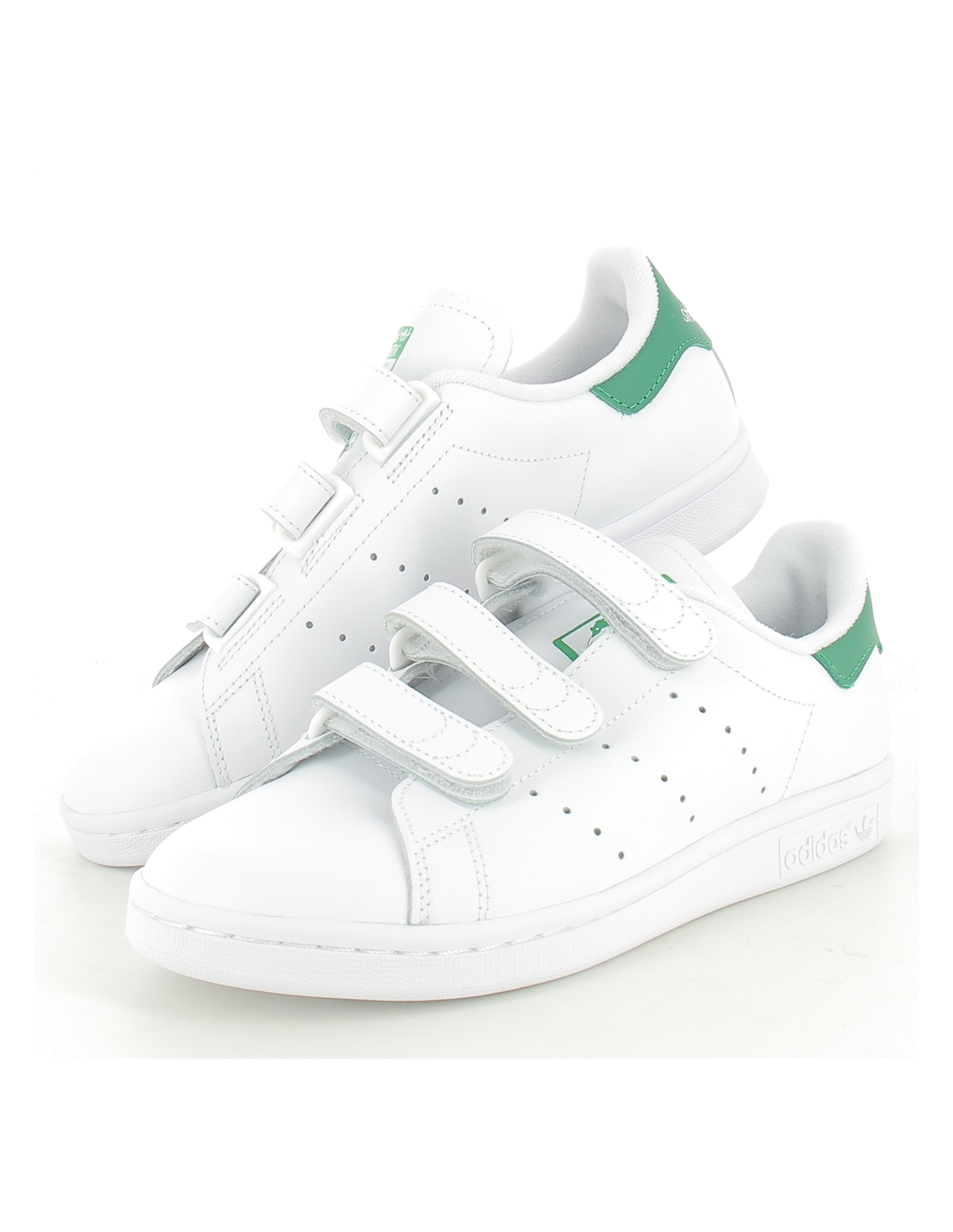 adidas Sneakers Homme Stan Smith CF Blanc/Vert