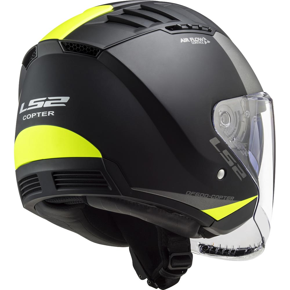 LS2 - Casque OF600 Copter II Urbane Noir / Jaune fluo / Mat