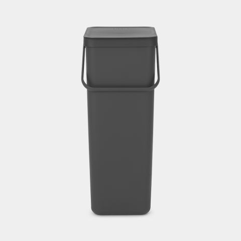 Sort & Go afvalemmer, 40L - Grey