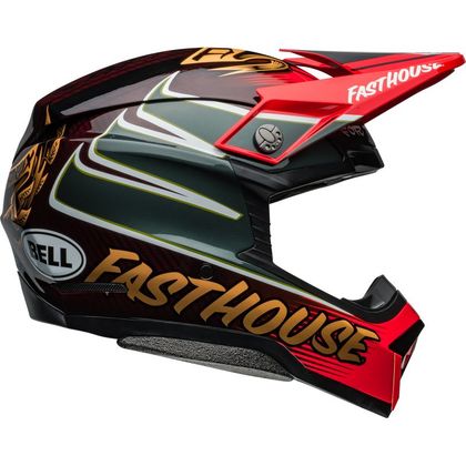 Casque cross Bell MOTO-10 FASTHOUSE DITD 24 2024 - Rouge