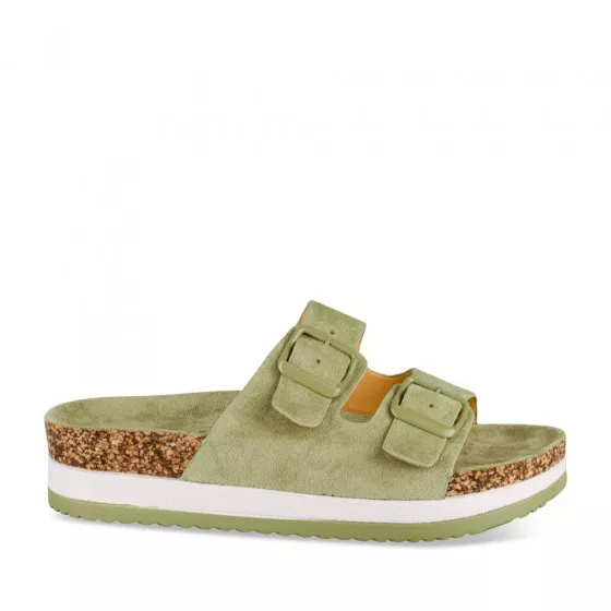 Mules VERT MERRY SCOTT