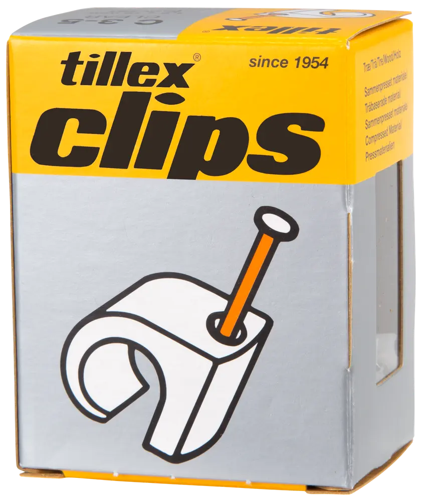 Tillex Clips 3-5 mm - klar