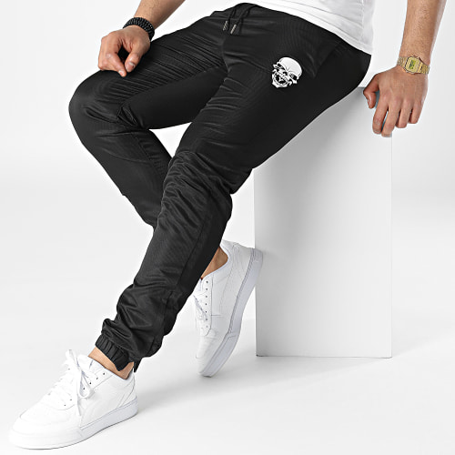 Pantalon Jogging Diamant Skull Noir Blanc
