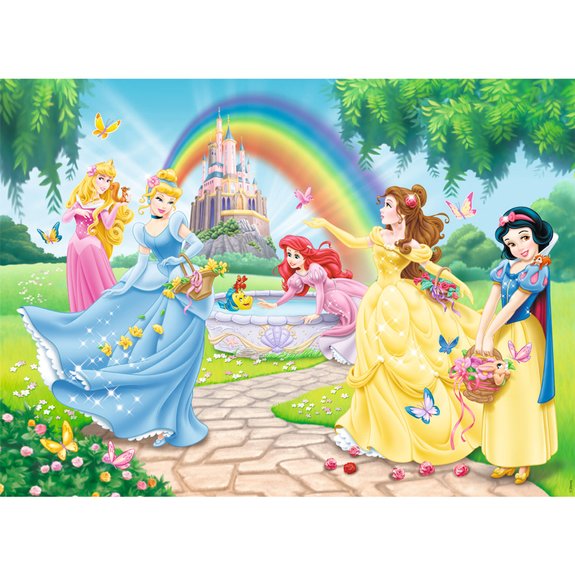 Puzzle 100 pièces : le jardin des princesses
