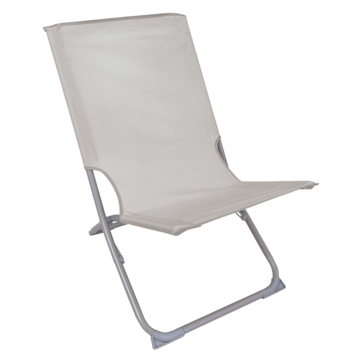 Klapstoel zand/beige opvouwbaar 73 x 51,5 x 74 cm