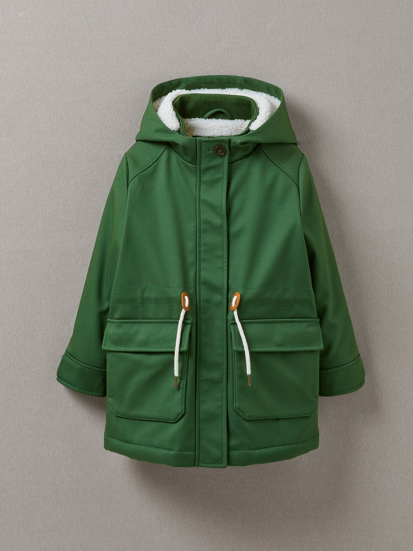 Parka nautique Fille doublée sherpa