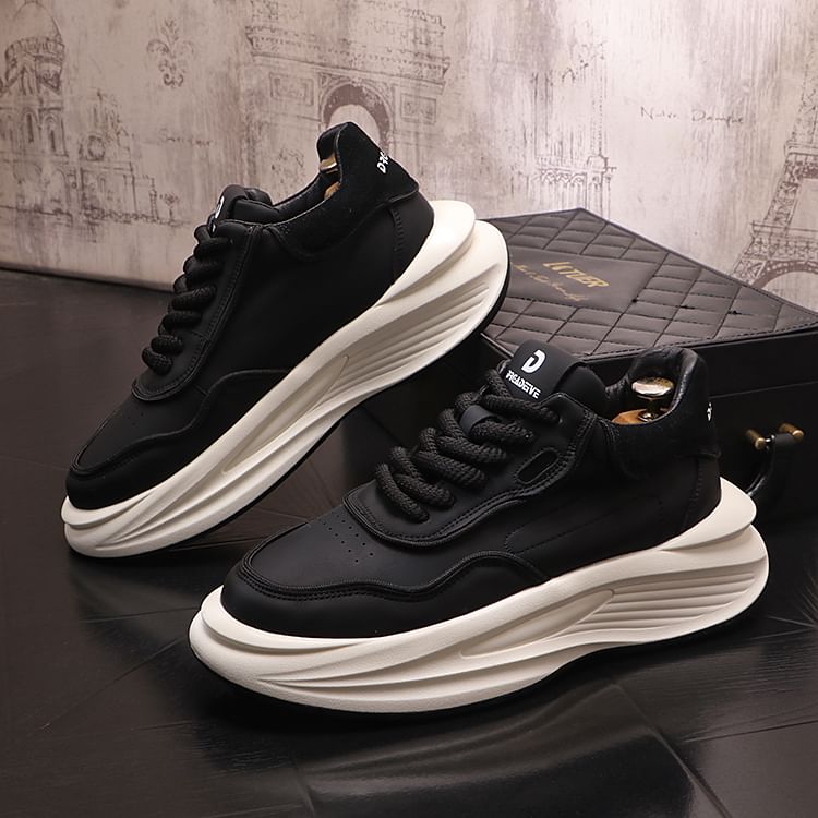 Mr Ozera - Platform sneakers met tweekleurige letters (verschillende ontwerpen)